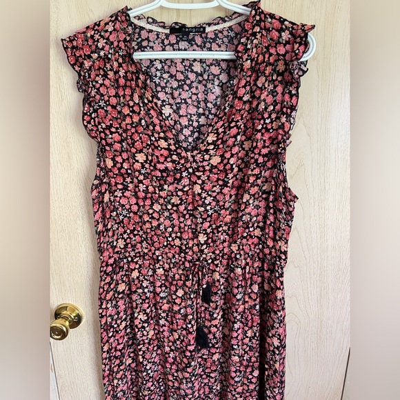 SANGRIA Floral Bohemian Peasant Dress Sz XL - Picture 2 of 9